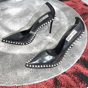 Steve Madden transparent heels